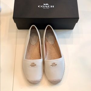 Coach Rhodelle Soft Lambskin Chalk shoes